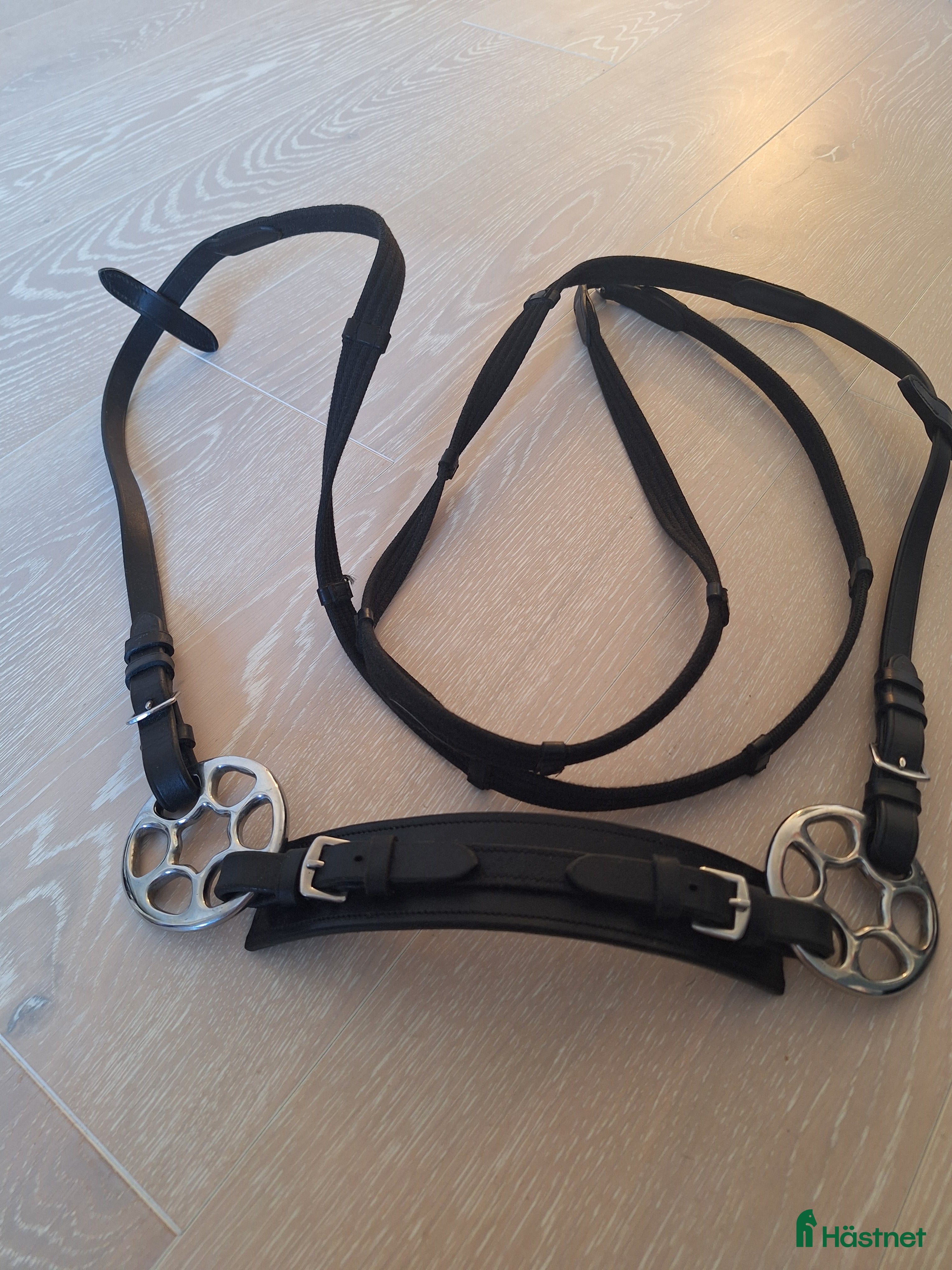 Bett hästutrustning Hackamore med ringar,  - Annons 1