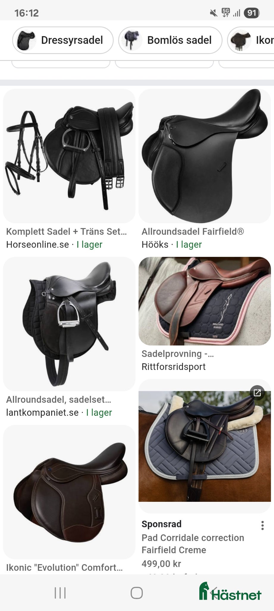 Sadlar hästutrustning Söker Hoppsadel 17.5 - Annons 11