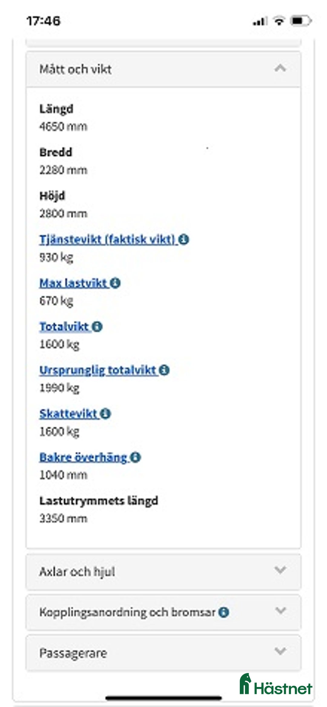 Hästtransporter  fordon & transport till salu: Hästtrailer säljes i Tidaholm - Annons 8