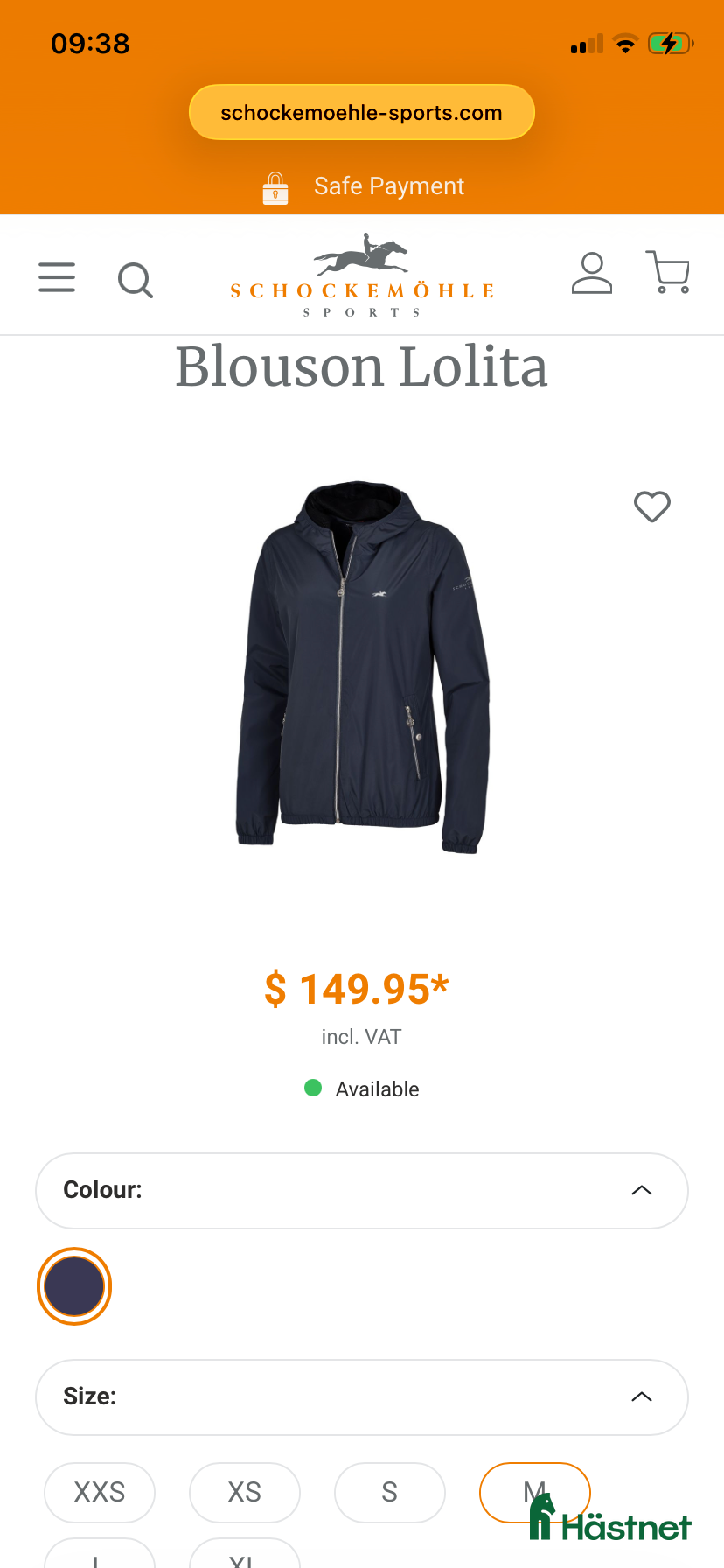 Jackor & Kavajer ryttarutrustning till salu: Schockemöhle Sports Lolita strl M - Annons 2