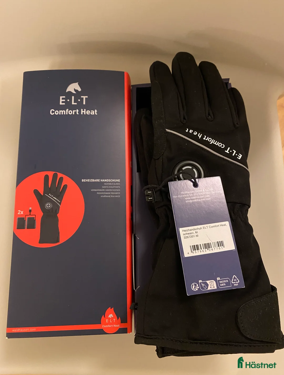 Övrigt Ridkläder ryttarutrustning till salu: E.L.T Comfort Heat Gloves strl M - Annons 3