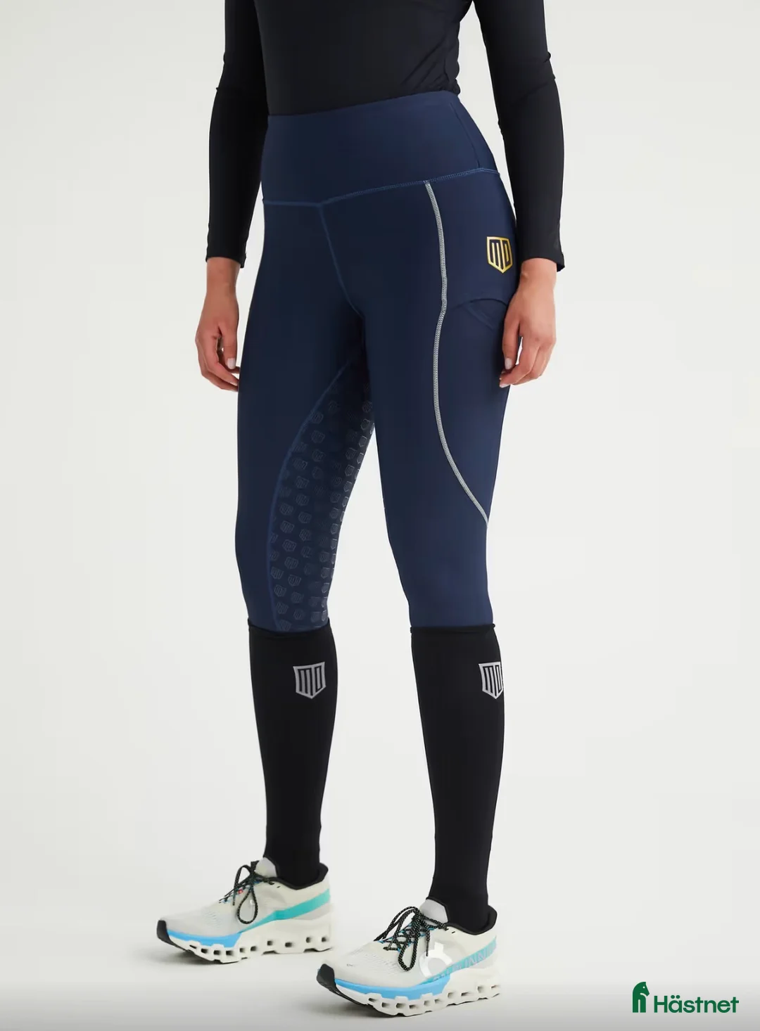 Ridbyxor ryttarutrustning till salu: Mörkblå Maya delorez ridbyxor  - Annons 1