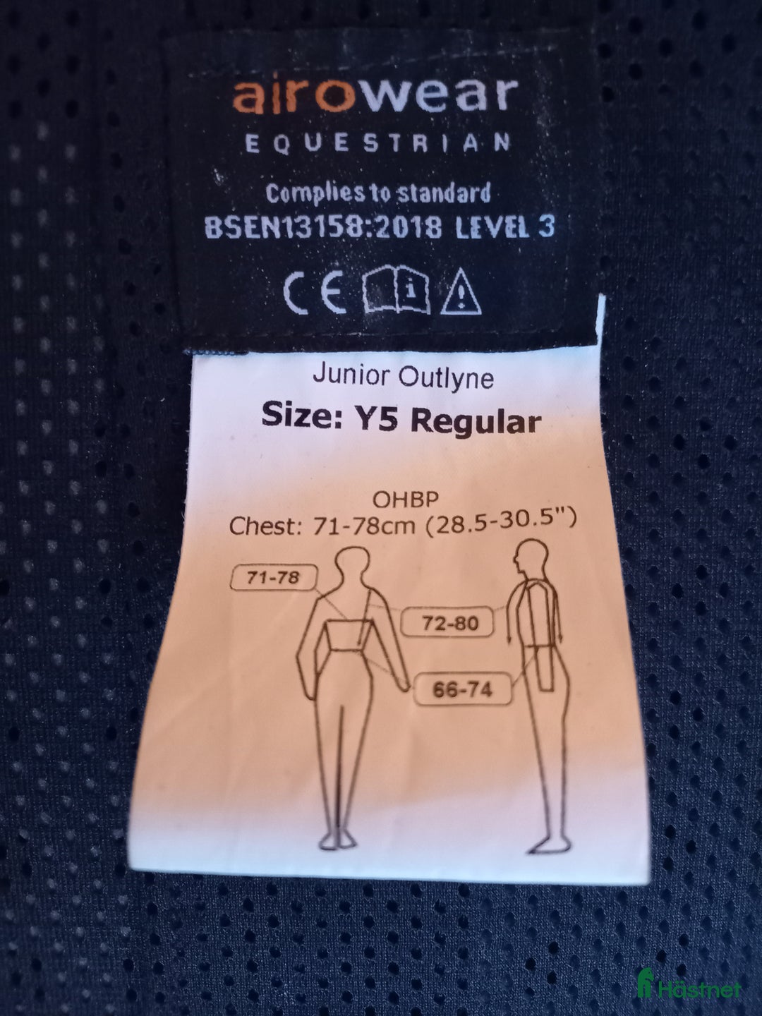 Säkerhetsvästar ryttarutrustning till salu: Säkerhetsväst i juniorstorlek i Strängnäs - Annons 3