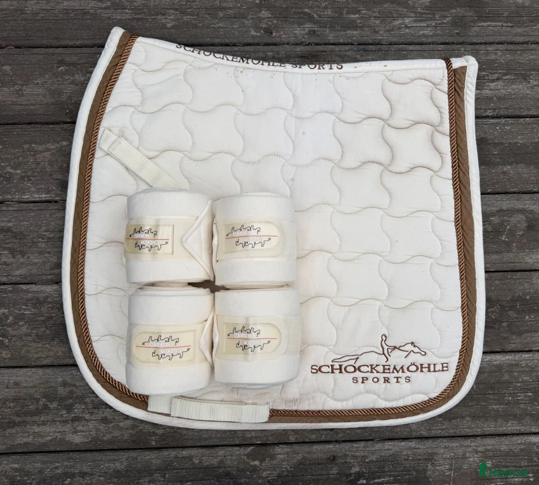 Schabrak & Vojlockar hästutrustning till salu: Schockemöhle schabrak + lindor - Annons 1