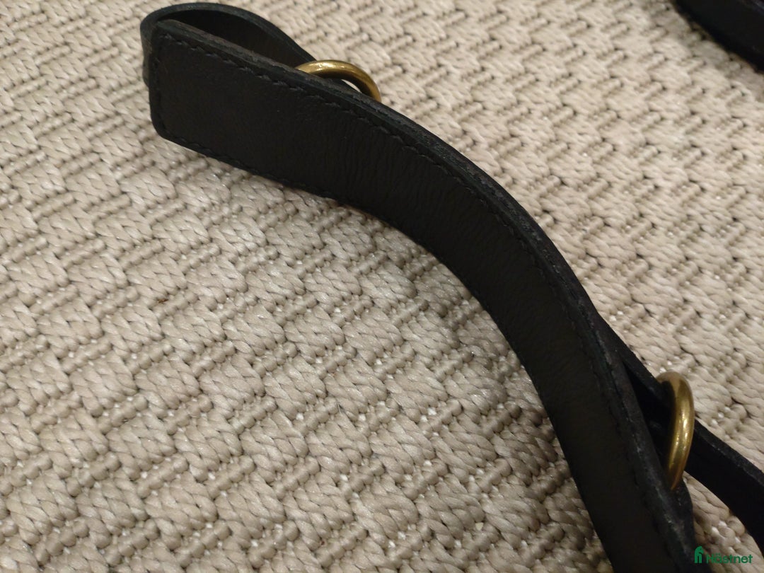 Träns hästutrustning till salu: Cavemore nosdel och tygel svart/ mässing  i Klippan - Annons 3