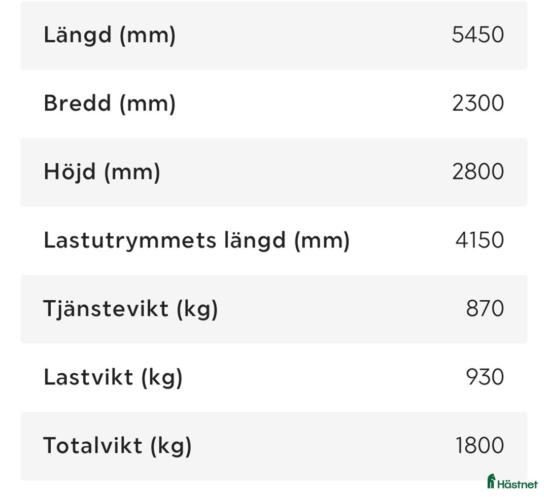 Hästtransporter  fordon & transport till salu: Momsad fin Ume BB60 i Alingsås - Annons 10