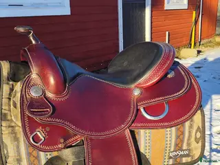 Sadlar hästutrustning till salu: Westernsadel Garland Golden i Vimmerby - Annons 1