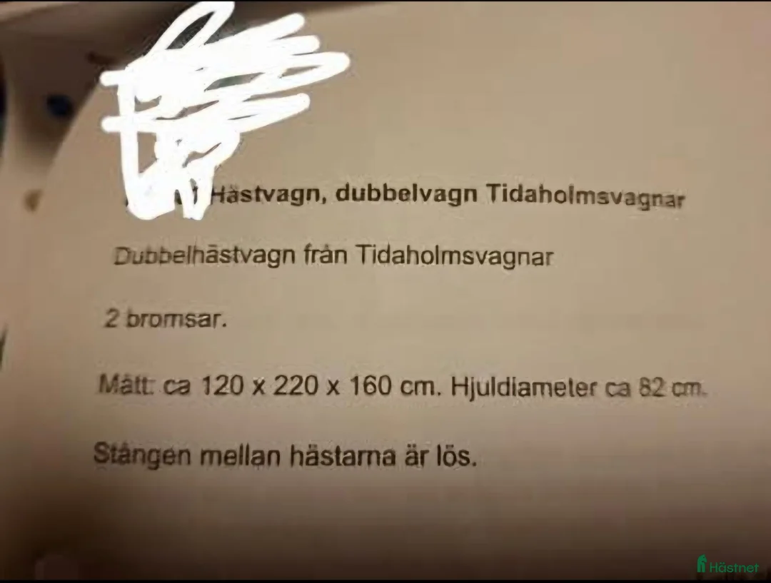 Körvagnar körning till salu: Tidaholm maratonvagn  - Annons 4