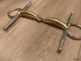 Bett hästutrustning Fullcheek - tränsbett med parerstänger 13,5 - Annons 3