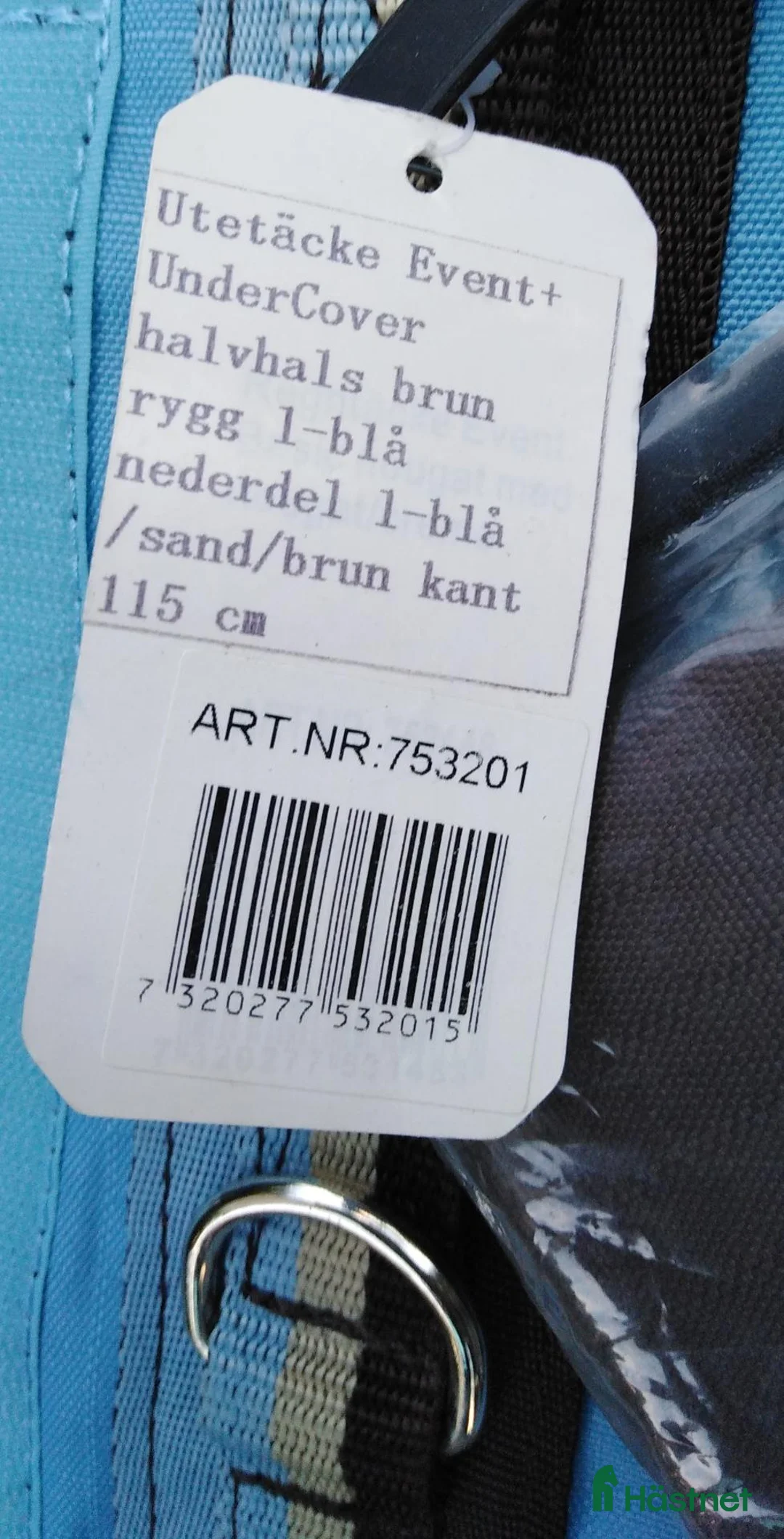 Täcken hästutrustning till salu: Hansbo stl 115 regntäcke m liner - Annons 3