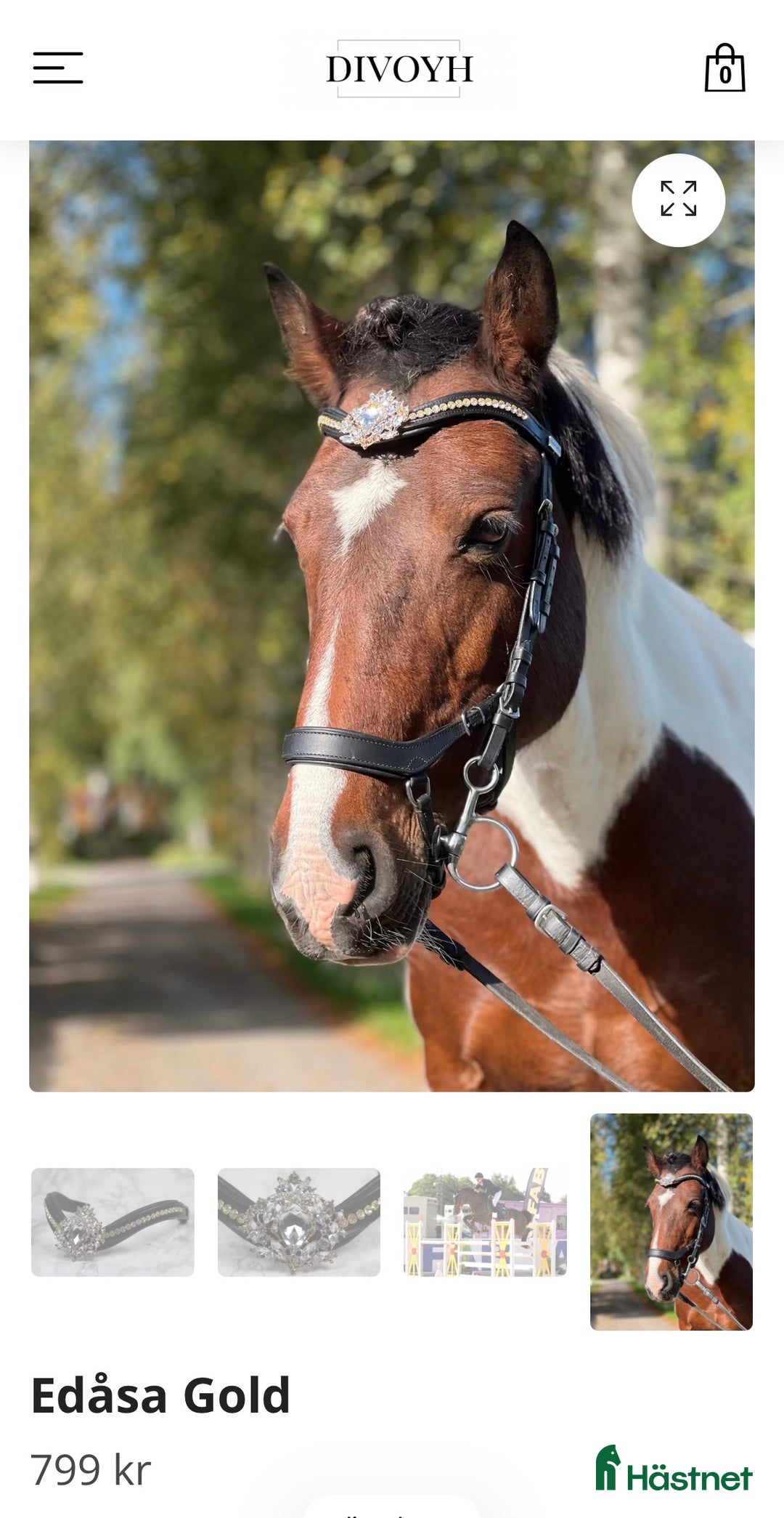 Övrig Hästutrustning hästutrustning till salu: Pannband- Divoyh, Cob  i Västerås - Annons 3