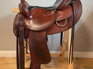 Sadlar hästutrustning till salu: Westernsadel, komplett i Bromma - Annons 7
