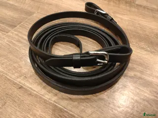 Träns hästutrustning till salu: MH tygel svart/silver 310 lång - Annons 2
