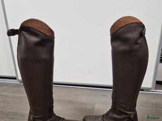 Ridstövlar ryttarutrustning till salu: Brun glitter ridstövlar i Vassmolösa - Annons 16