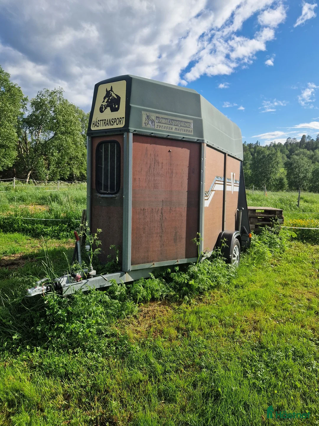 Hästtransporter  fordon & transport till salu: Hästtransport värmlandsvagnen i Ljusnedal - Annons 1