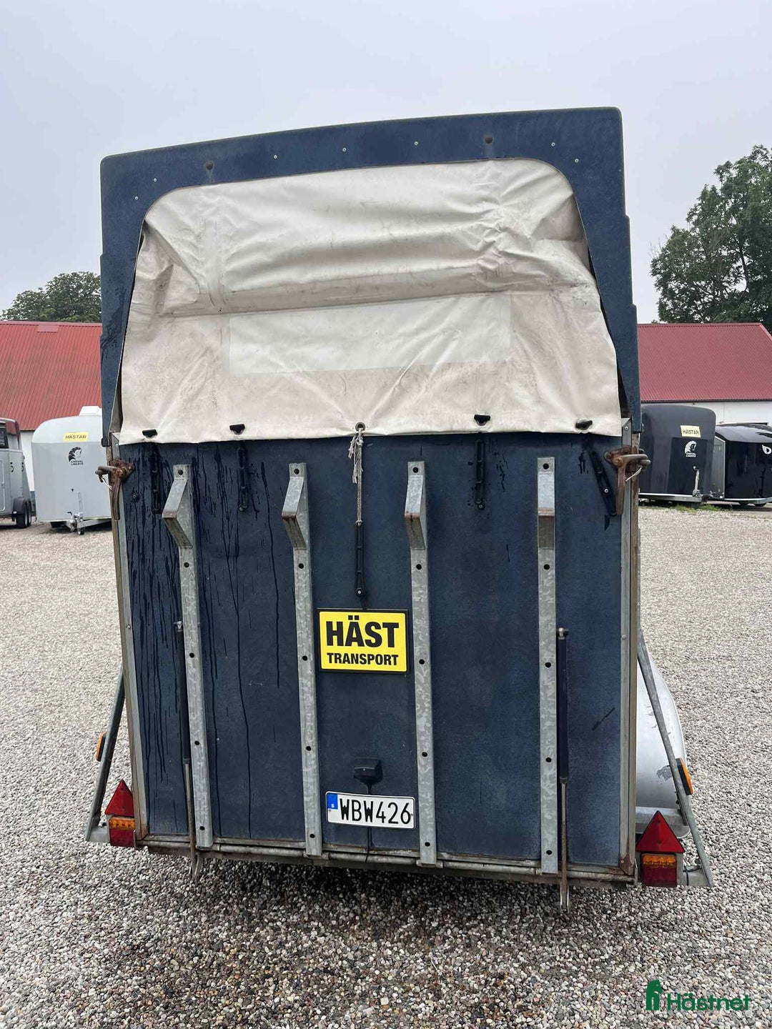 Hästtransporter  fordon & transport till salu: Fin hästtransport i glasfiber med sadelkammare i Löderup - Annons 4