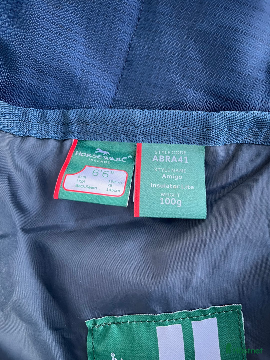 Täcken hästutrustning till salu: Horseware Amigo Insulator Lite 100 gram i Billdal - Annons 2