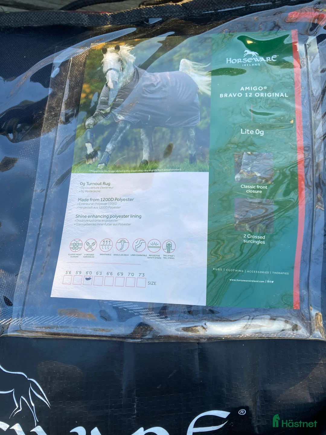 Täcken hästutrustning till salu: Nästan oanvänt Regntäcke  i Värmdö - Annons 2