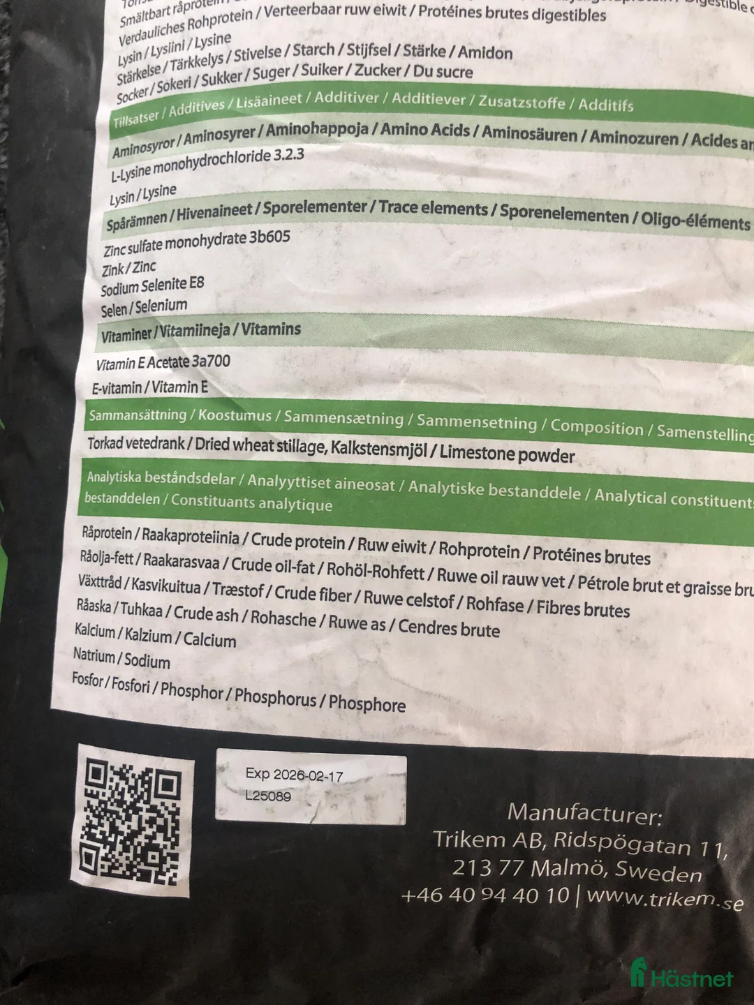 Övrig utrustning övrig utrustning till salu: Foder i Lomma - Annons 3