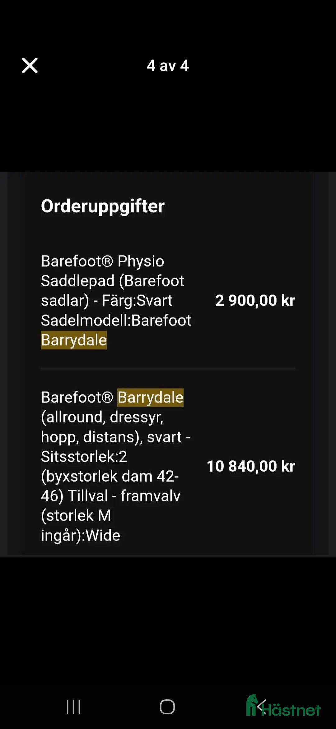 Sadlar hästutrustning till salu: Otroligt skön och välskött, stl 2 i Södertälje - Annons 4
