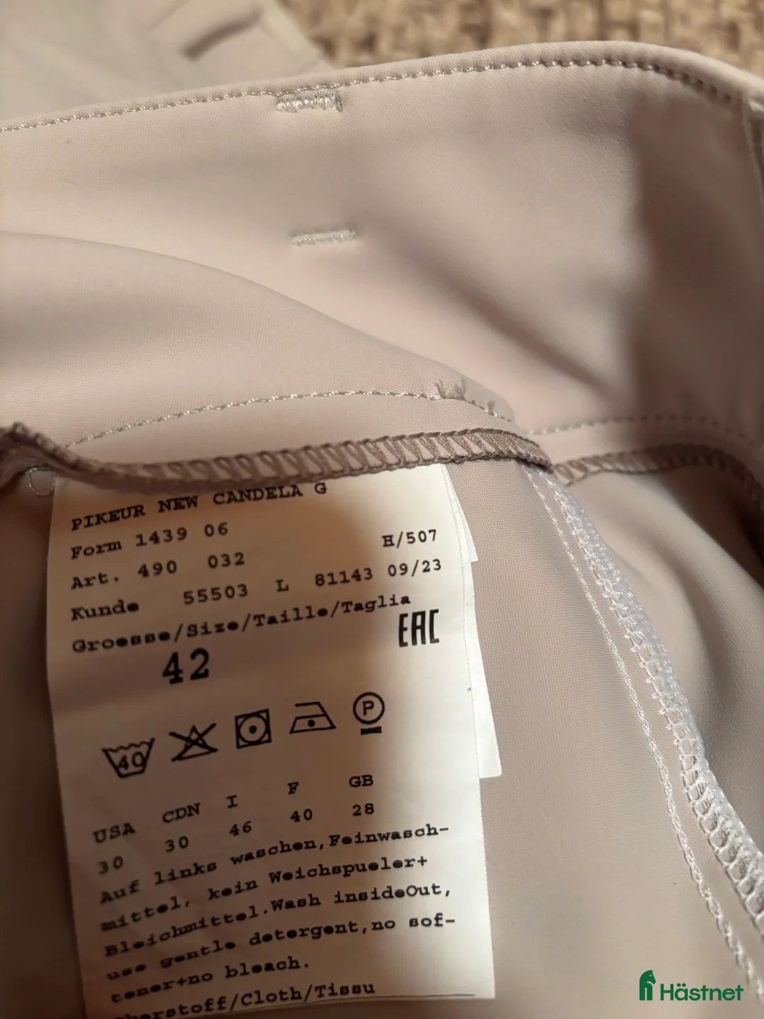 Ridbyxor ryttarutrustning till salu: Pikeur New Candela strl 42, helskodda.  - Annons 3