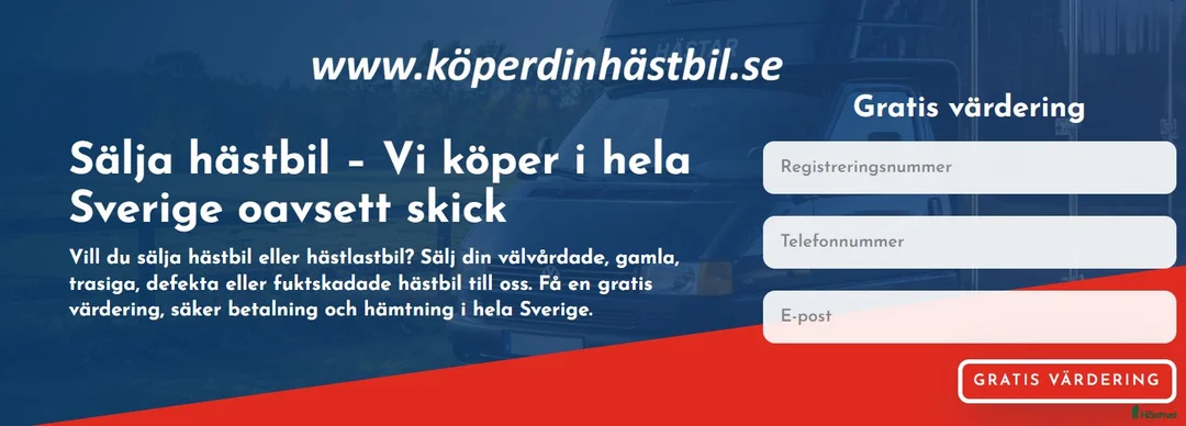 Hästlastbilar  fordon & transport till salu: www.köperdinhästbil.se i Hägersten - Annons 1