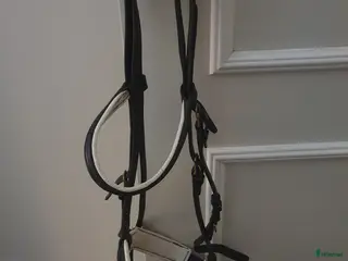 Träns hästutrustning Svart vitt träns - Annons 5