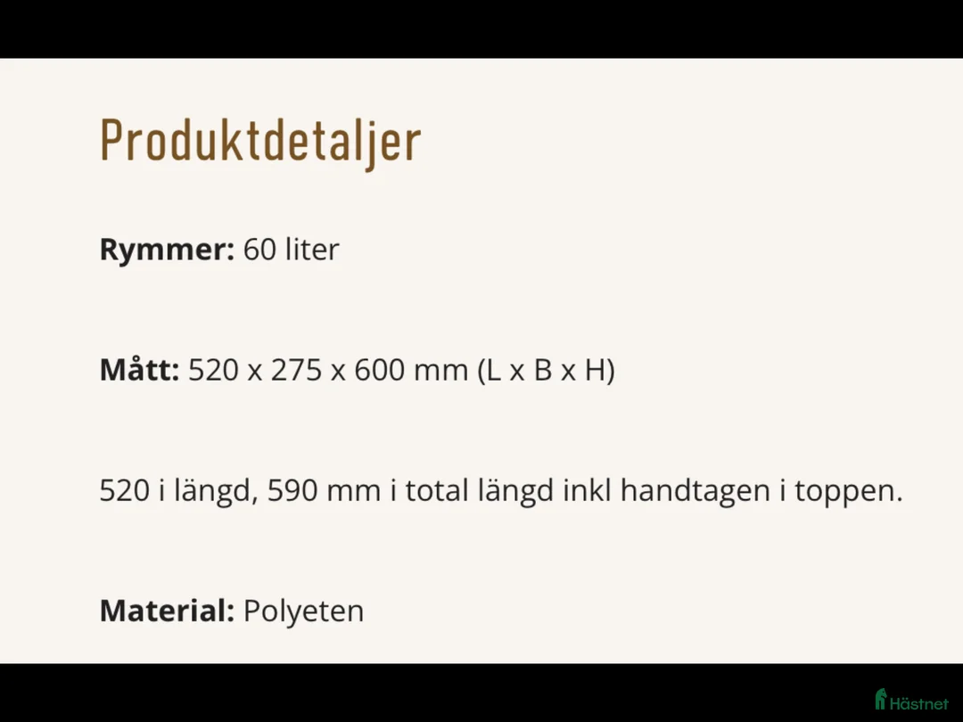 Övrig utrustning övrig utrustning till salu: Foder förvaring 4 st i Lund - Annons 2