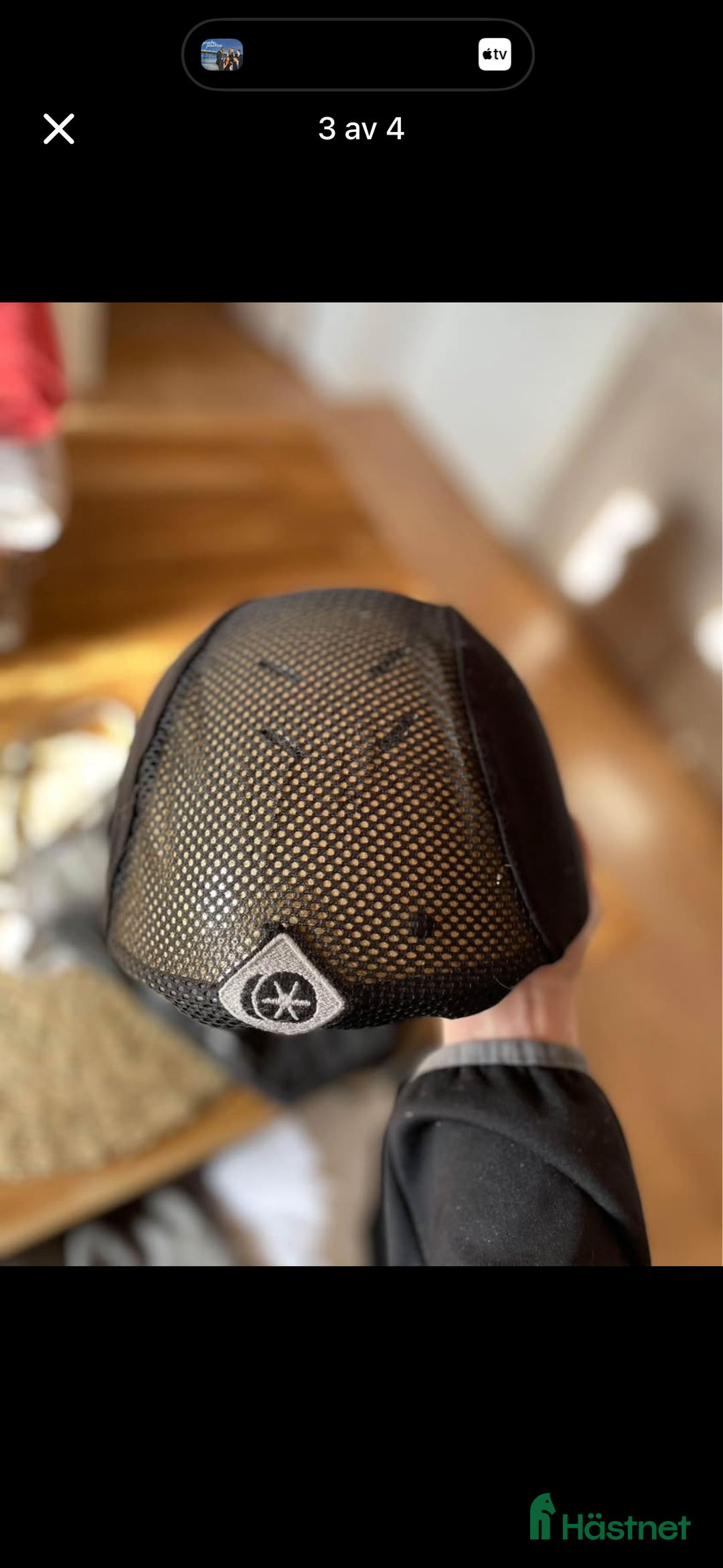 Hjälmar ryttarutrustning till salu: Fälttävlanshjälm Charles Owen i Väderstad - Annons 3