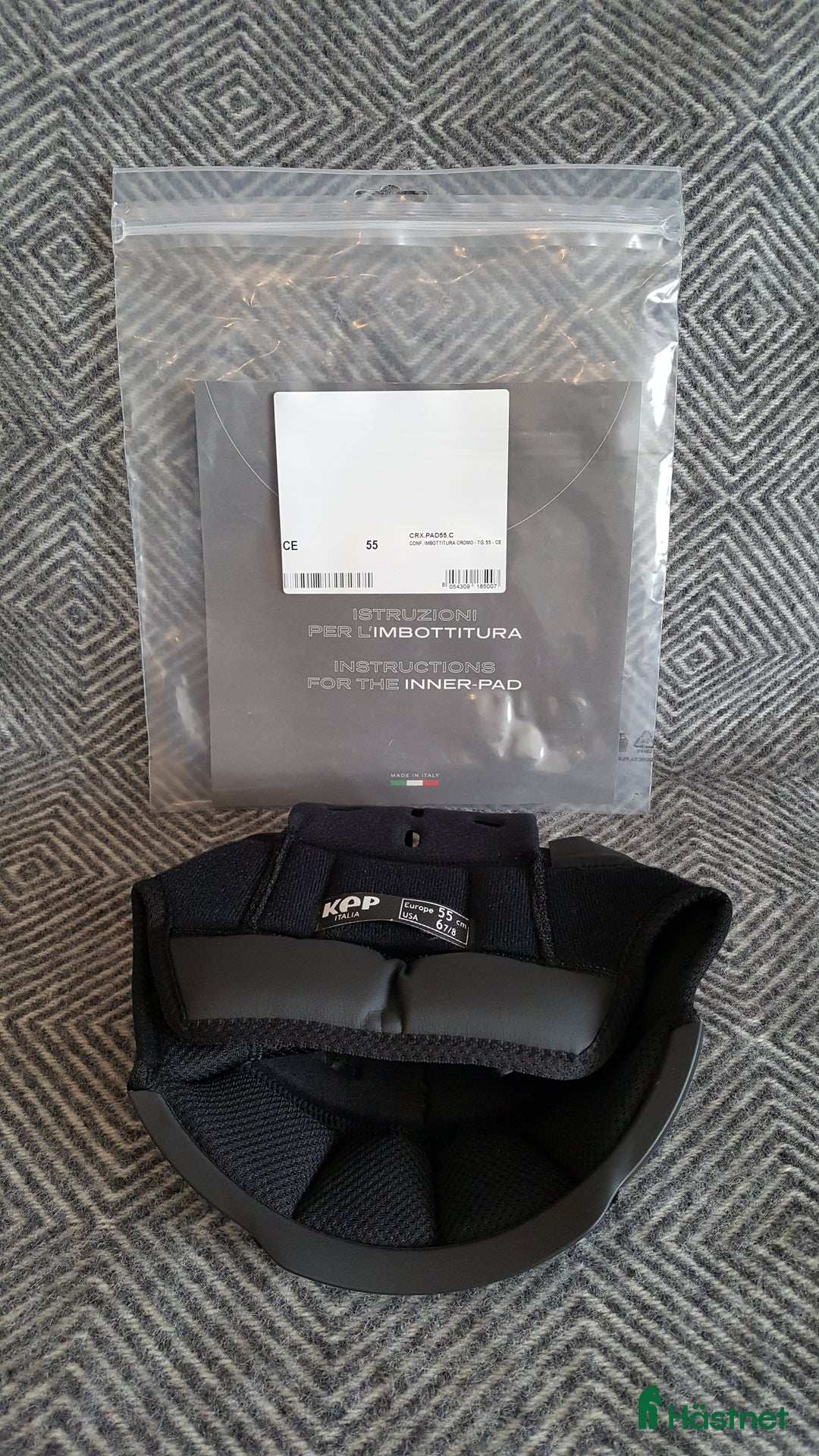 Hjälmar ryttarutrustning till salu: Innerpad till KepItalia-hjälm Strl 55  - Annons 1