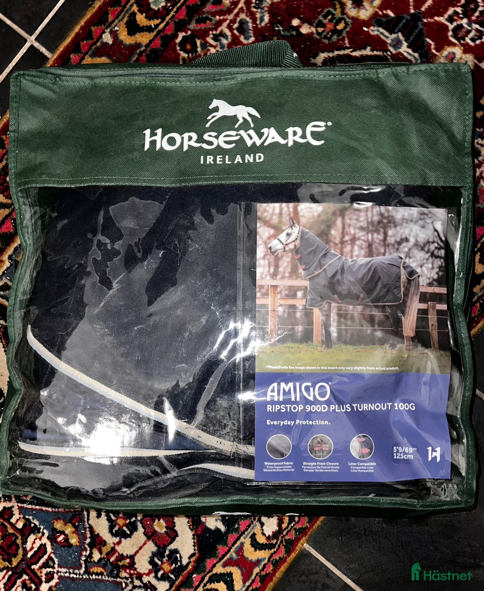 Täcken hästutrustning till salu: Amigo 100g täcke - strl 125 i Hålta - Annons 2