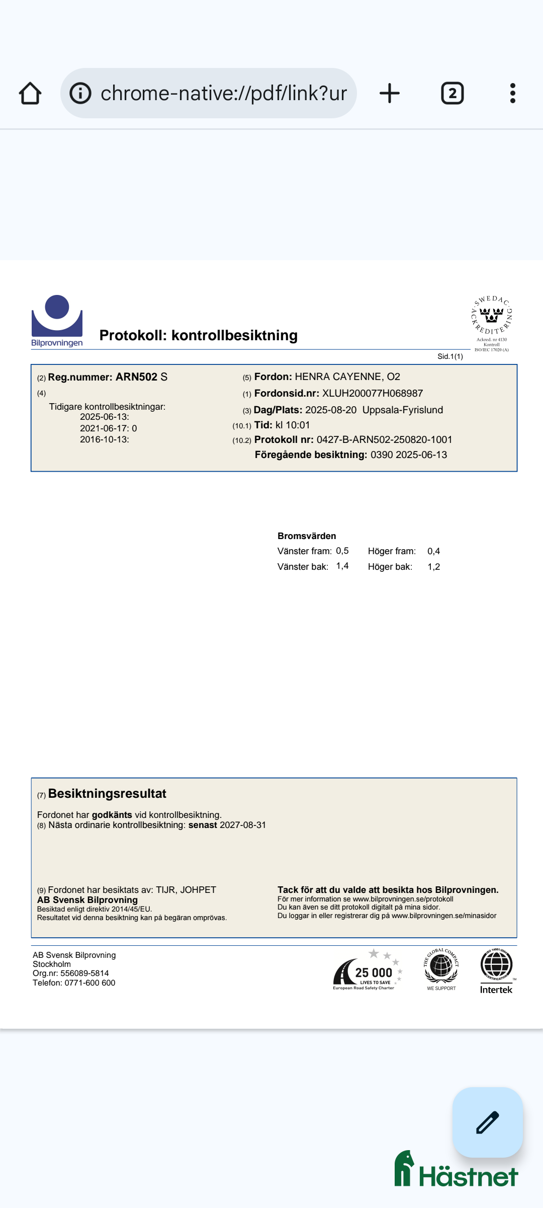 Hästtransporter  fordon & transport till salu: Henra Cayenne -07 i Almunge - Annons 15