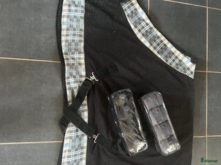 Täcken hästutrustning till salu: Fleecetäcken stl.125 och nya lindor - Annons 13