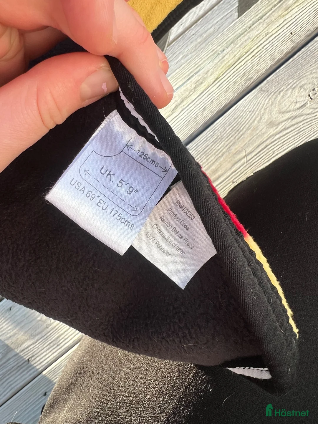 Täcken hästutrustning till salu: Rambo fleece täcke  - Annons 5