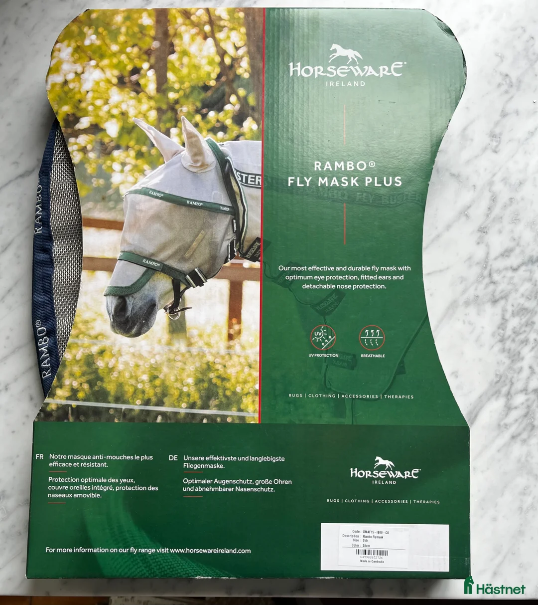 Övrig Hästutrustning hästutrustning till salu: Oöppnad Rambo fly mask  - Annons 1