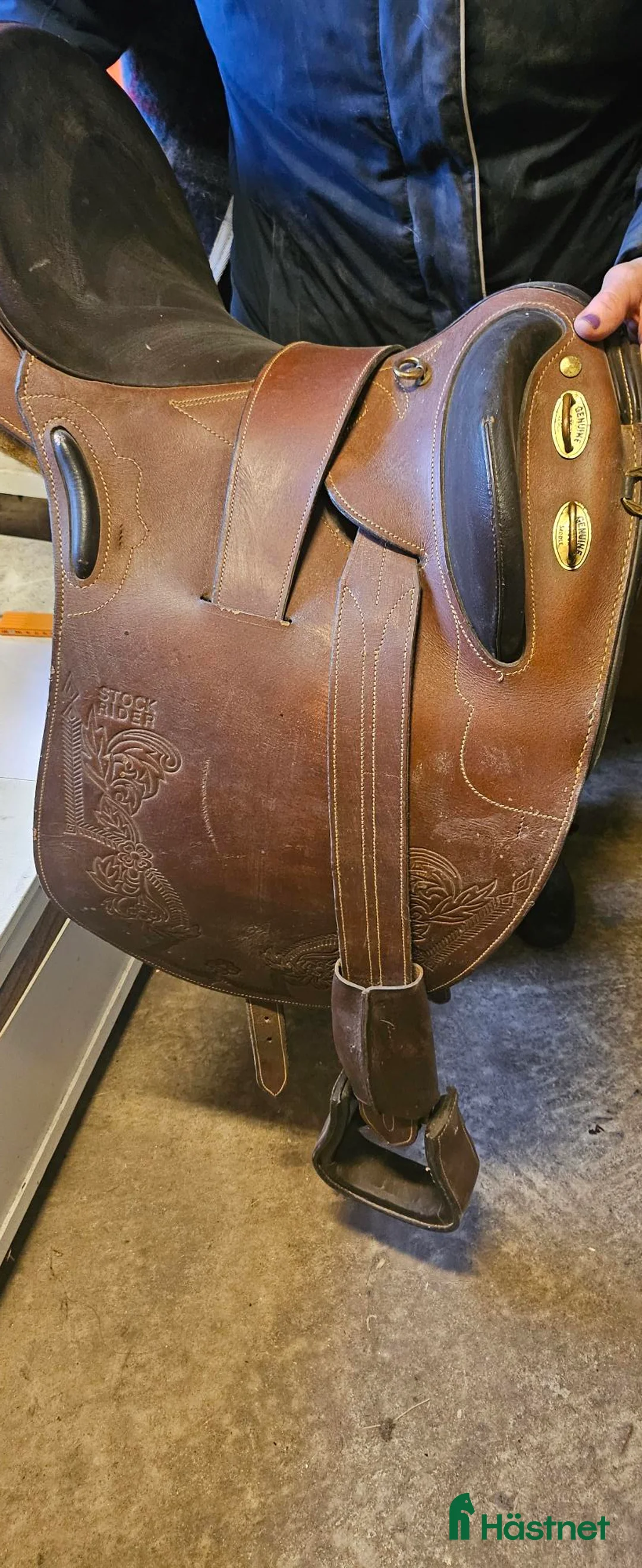 Sadlar hästutrustning till salu: Stocksadel Spansk i Läder - "Stock Rider" i Skurup - Annons 4