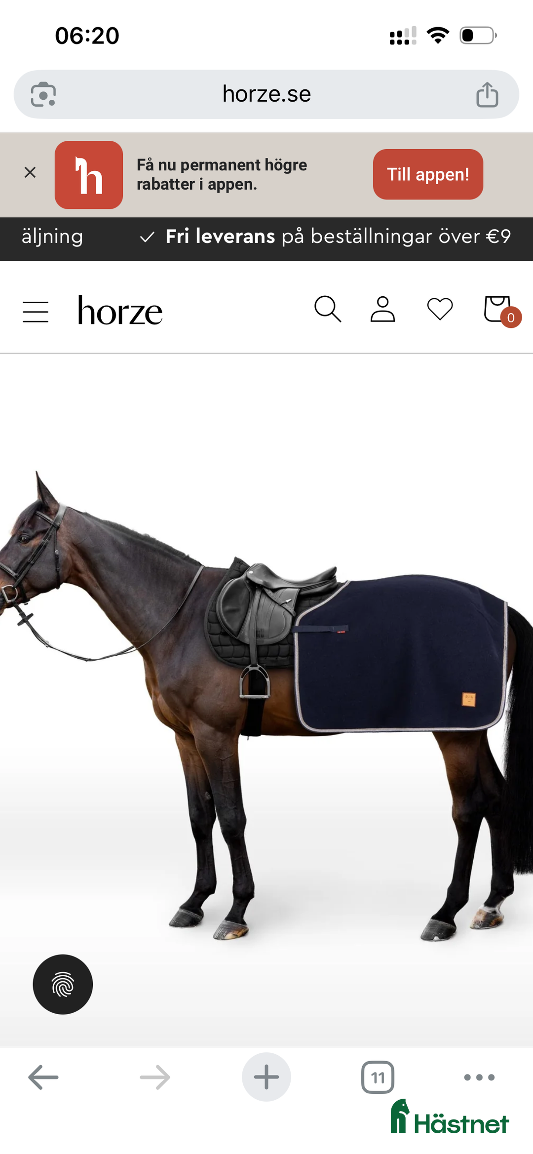 Täcken hästutrustning till salu: Landtäcke i ull från B Vertigo i Öjersjö - Annons 1