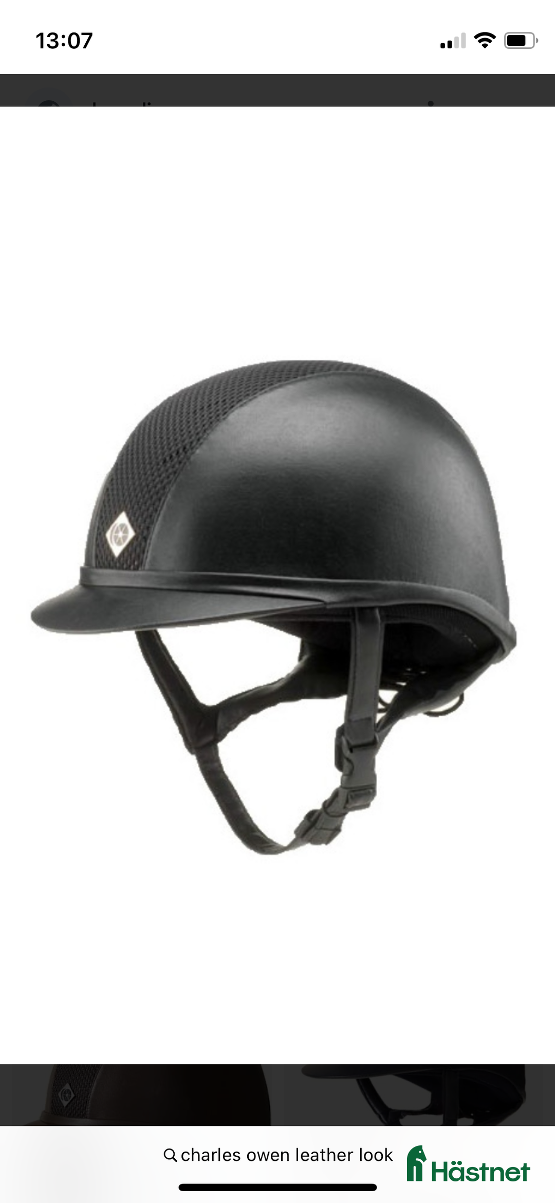 Hjälmar ryttarutrustning till salu: SÖKES Charles Owen hjälmar  - Annons 1