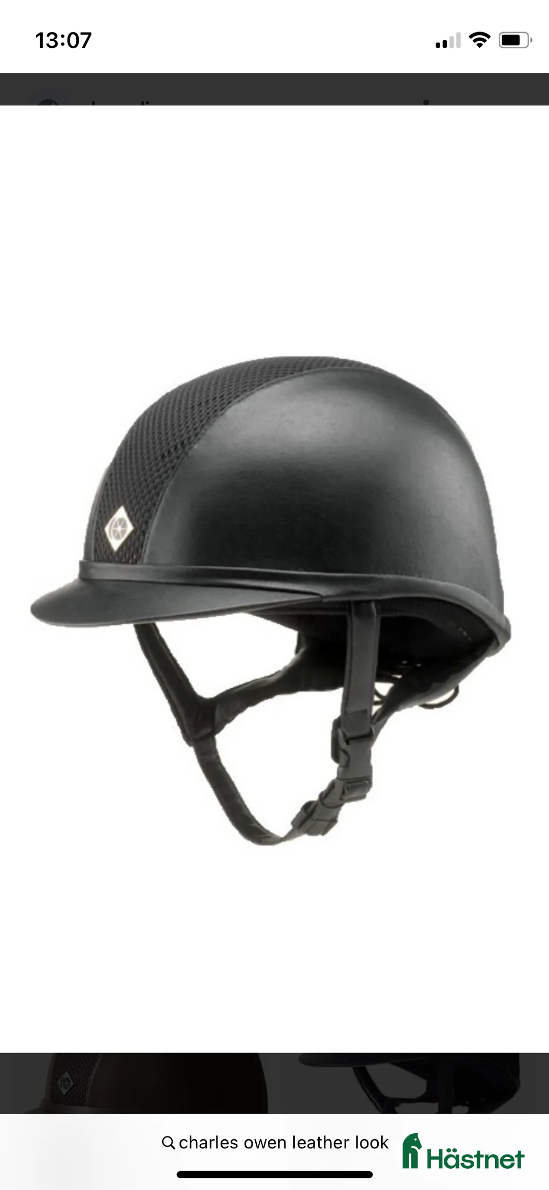 Hjälmar ryttarutrustning till salu: SÖKES Charles Owen hjälmar  i Stockholm - Annons 1