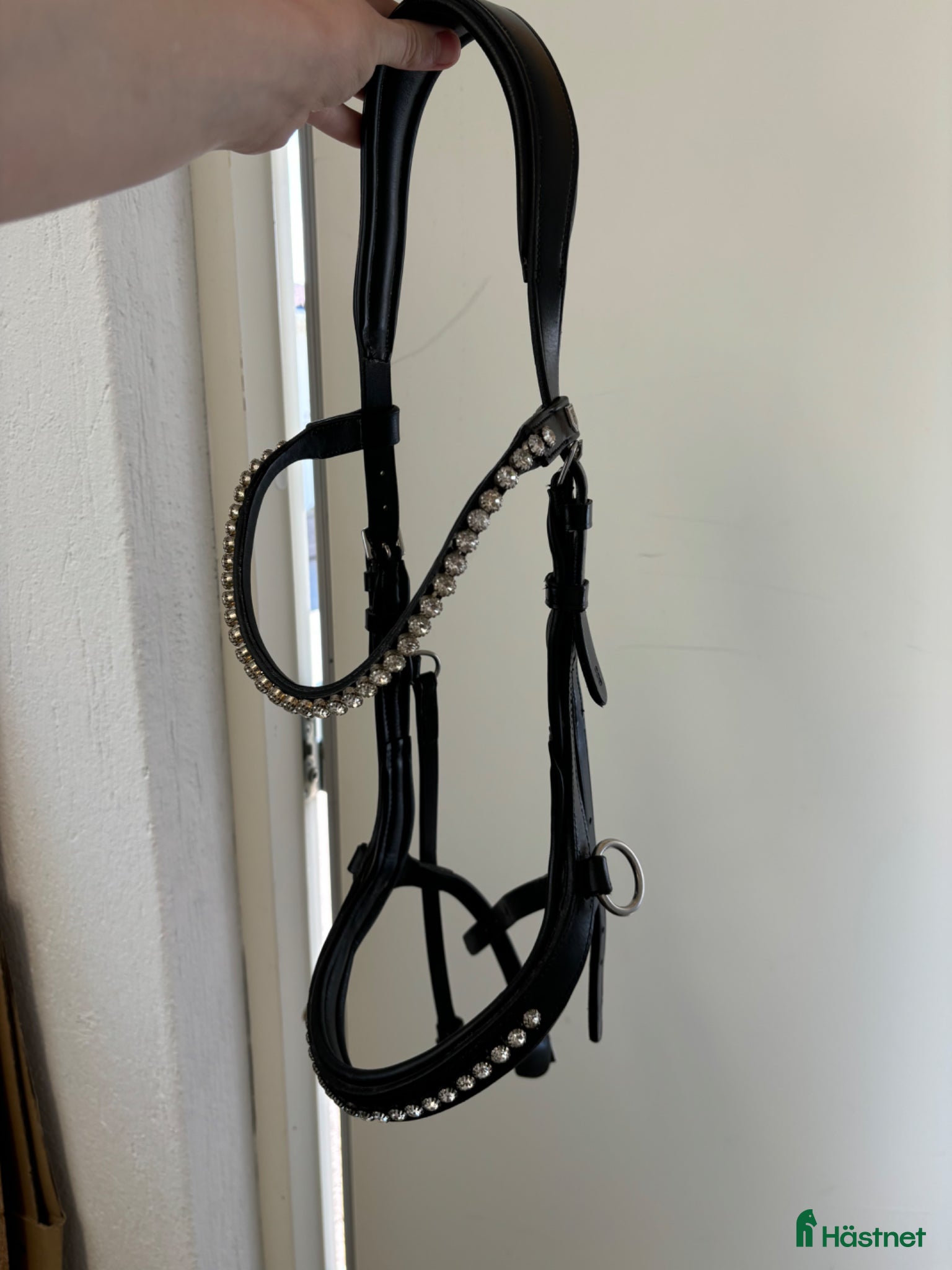 Träns hästutrustning Sidepull med strass  - Annons 6
