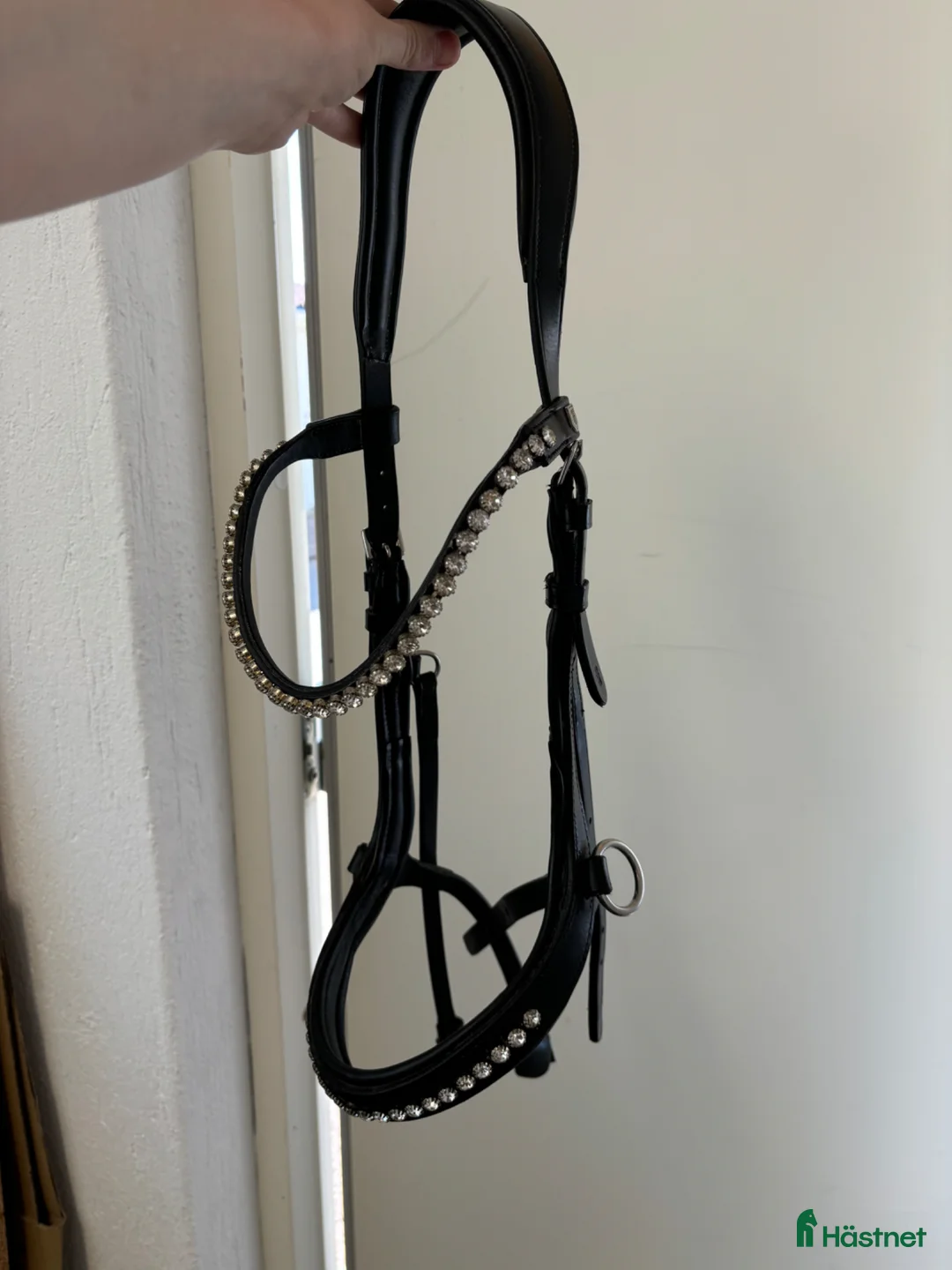 Träns hästutrustning till salu: Sidepull med strass  - Annons 1
