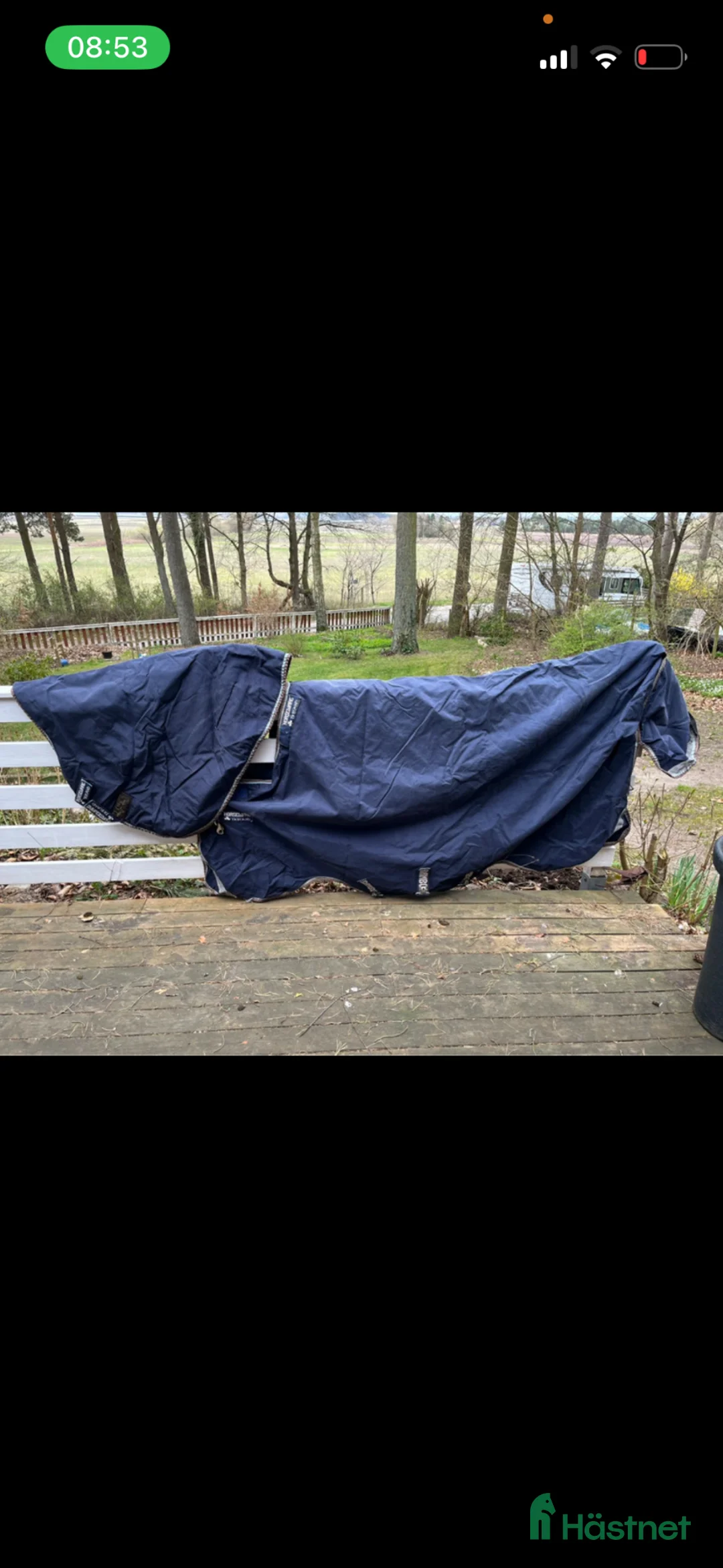 Täcken hästutrustning till salu: Horseware 145cm 100gr. - Annons 1