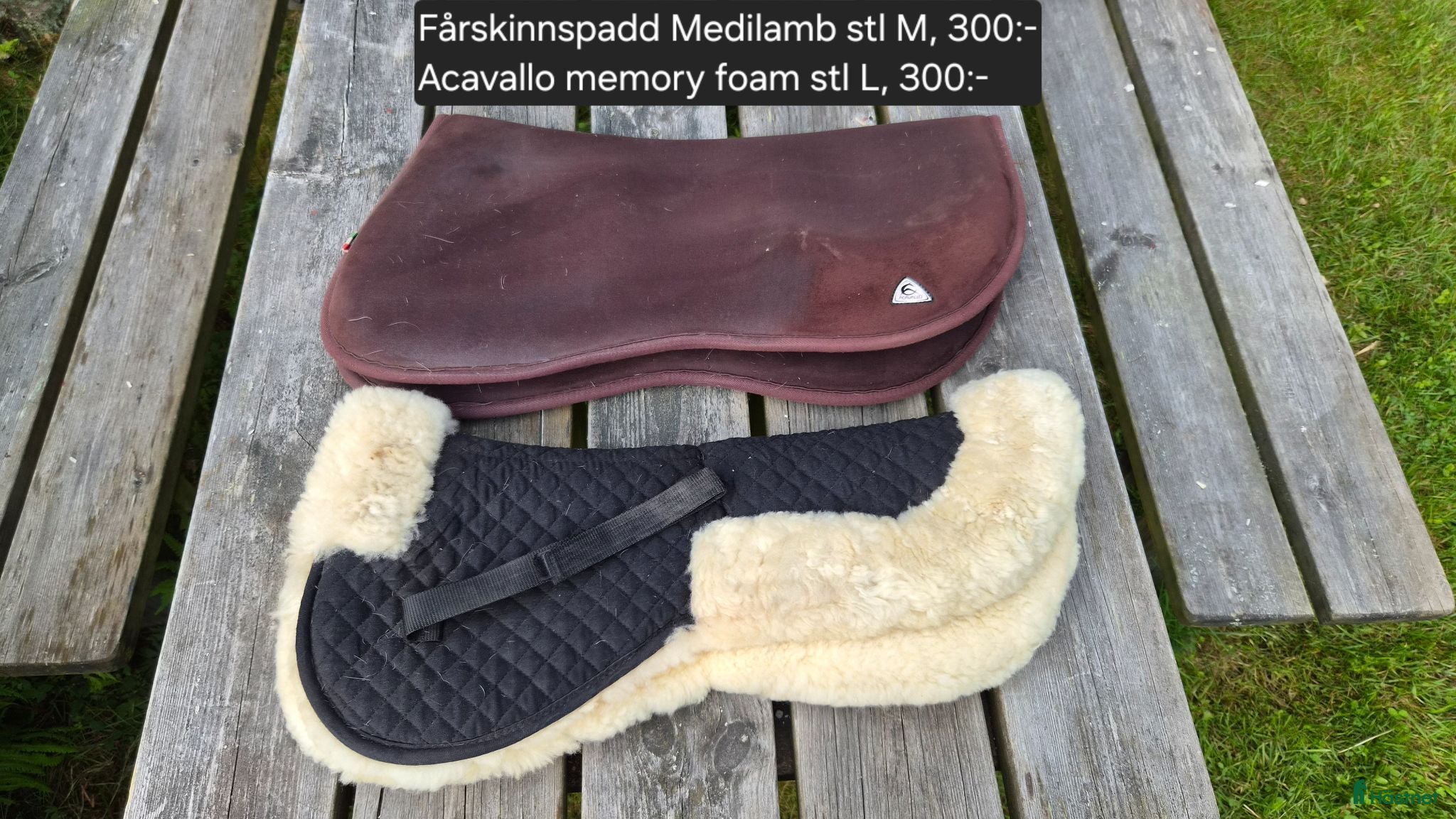 Sadeltillbehör hästutrustning Fårskinnspadd & Acavallo memoryfoam  - Annons 15