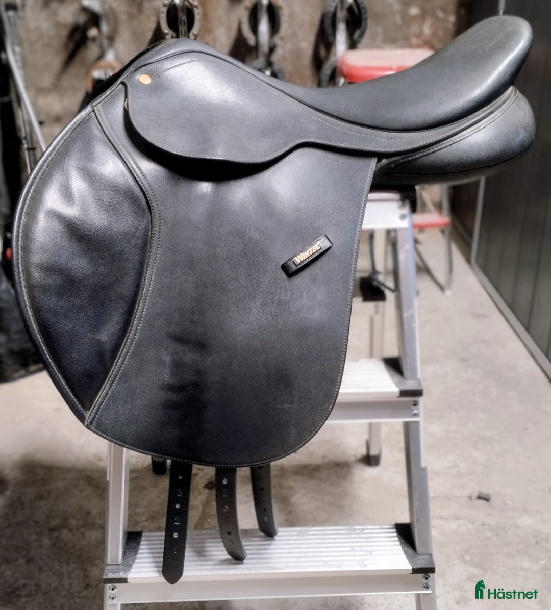 Sadlar hästutrustning till salu: Wintec flatback 17". - Annons 1