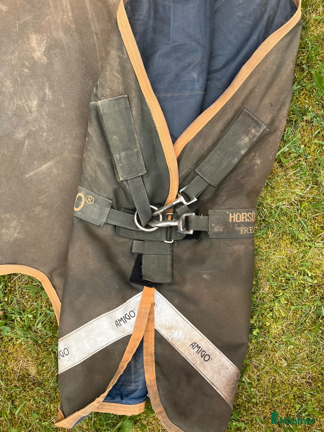 Täcken hästutrustning till salu: Horseware Amigo 1200D Turnout 30 g, stl 155 (6,9) - Annons 1