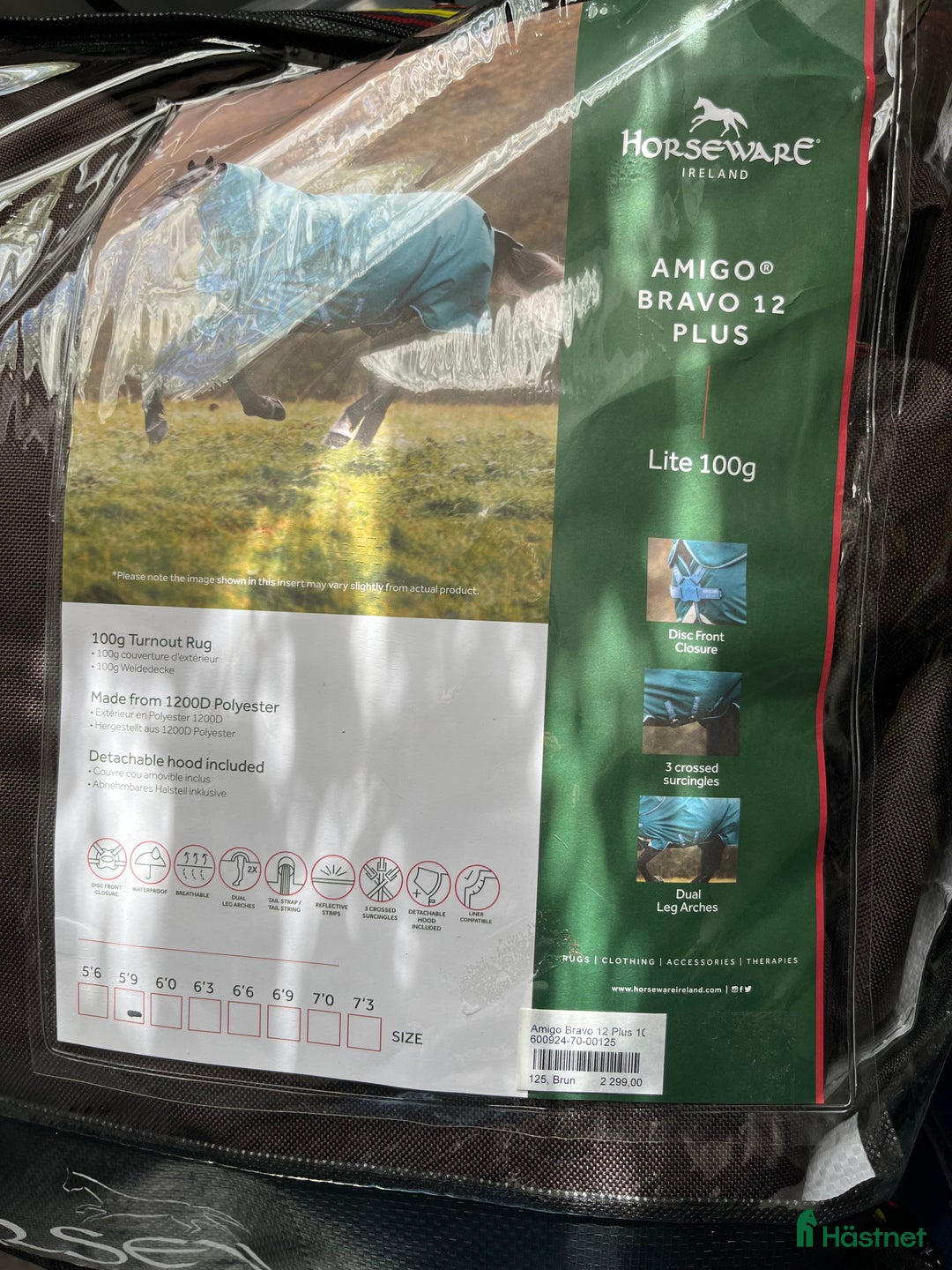 Täcken hästutrustning till salu: Amigo bravo plus 12 125 i Rävlanda - Annons 3