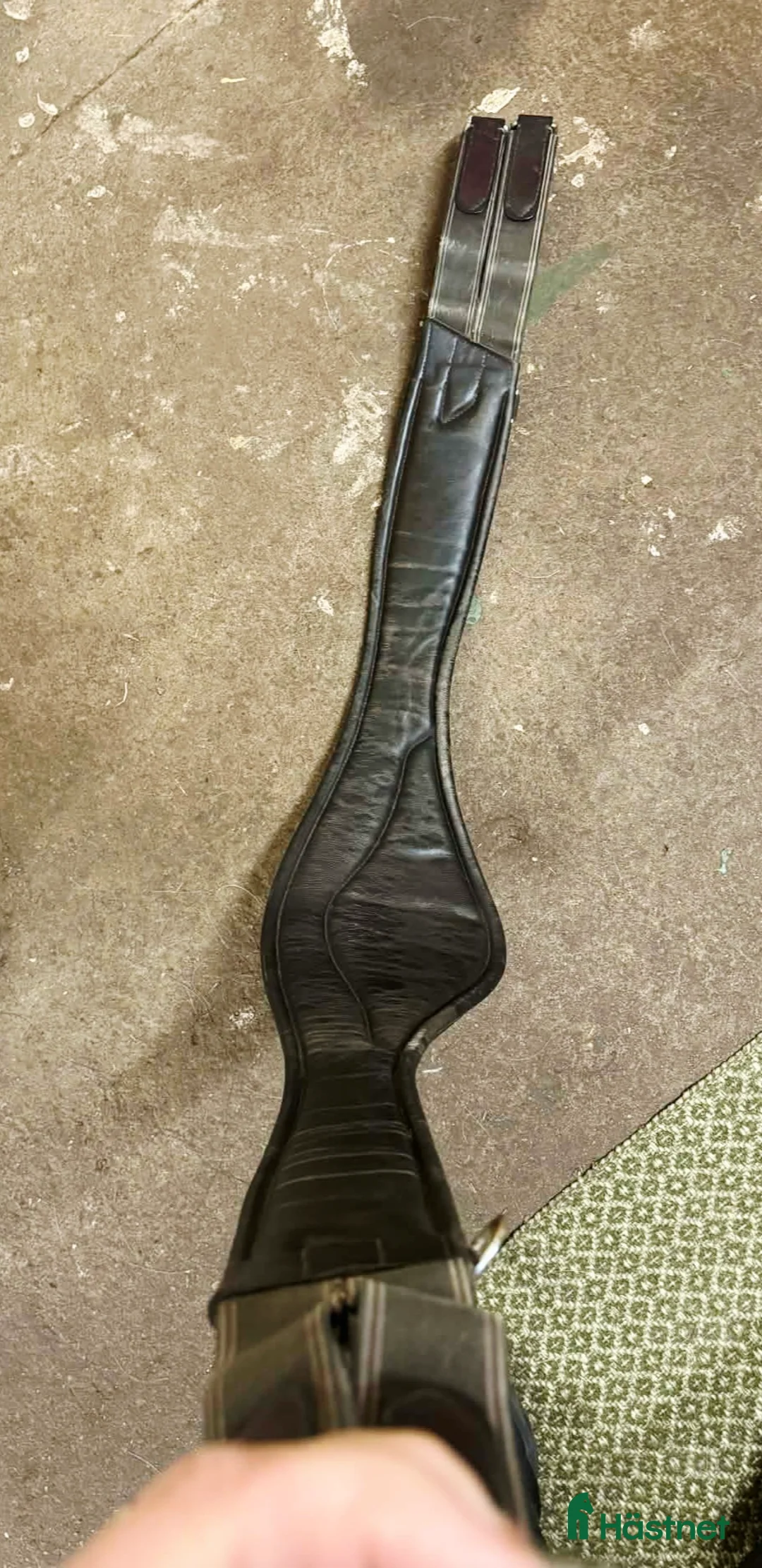 Sadeltillbehör hästutrustning till salu: Brun anatomisk lädergjord 140 cm - Annons 2