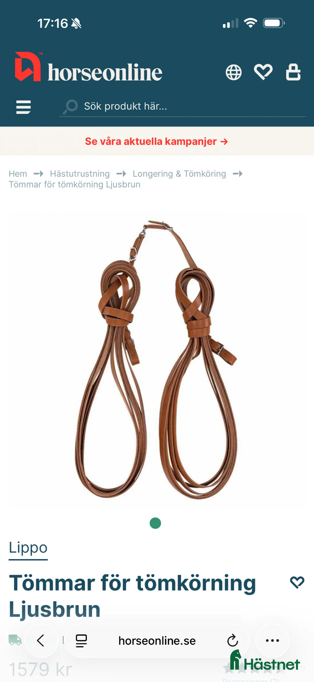 Övrig Hästutrustning hästutrustning till salu: Tömkörning/ridgjord inkl tömmar i Åtvidaberg - Annons 3