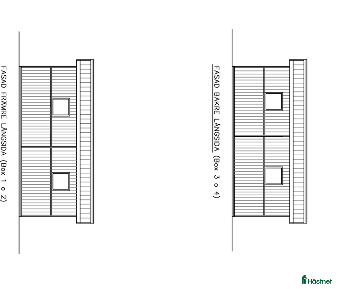 Stallinredning, stängsel & gård övrig utrustning till salu: Ute-boxen stall 4 boxar i BRA skick i Kattarp - Bild 4
