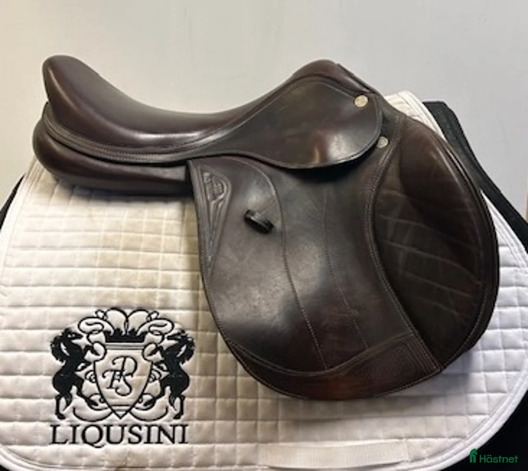 Sadlar hästutrustning till salu: Hoppsadel Equiline E4 17" - Annons 1